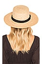 view 2 of 3 Classic Boater Hat in Natural