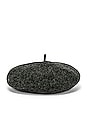 view 3 of 3 Classic Wool Beret in Charcoal