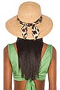 view 2 of 3 Canopy Hat in Natural & Leopard