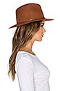 view 2 of 4 Avery Modern Hat in Rust & Rust Cord
