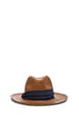 view 4 of 4 CHAPEAU PANAMA CONTINENTAL in Brown & Navy Dot