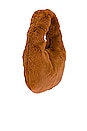 view 3 of 4 Faux Fur Handled Bag in Tobacco