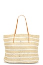 view 2 of 4 Stella Stripe Tote in Natural & White