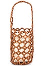 view 1 of 4 Isla Beaded Mini Bag in Brown