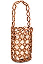 view 3 of 4 Isla Beaded Mini Bag in Brown