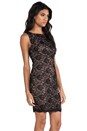 view 3 of 6 Lace Dress in Black/Suntan in Black & Suntan