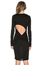 view 4 of 5 Open Back Midi Dress in Black