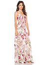 view 2 of 3 Godet Slit Gown in Wildflower