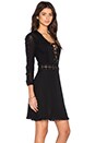 view 2 of 4 Lace Up Dress in Black
