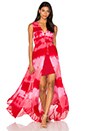 view 1 of 3 ROBE LONGUE TYE-DIE À PANNEAUX in Kozmic Red