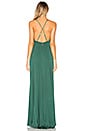 view 3 of 3 Low Back Fitted Cami Gown in Craig Green