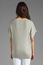 view 3 of 5 Dolman Sweatshirt en Light Heather Grey/Matte Silver in Light Heather Grey & Matte Silver