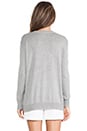 view 3 of 5 Skull Pullover Sweater in Light Heather Grey