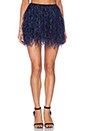 view 1 of 3 Ostrich Feather Skirt in Midnight