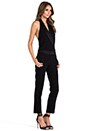 view 2 of 3 Tux Jumpsuit with Low Back in Black