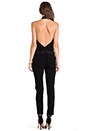 view 3 of 3 Tux Jumpsuit with Low Back in Black