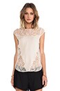 view 1 of 5 CAMISETA GASA in Buff Buff Lace