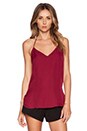 view 1 of 4 CAMISETA TIRANTES ELEGANTE in Wine