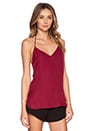 view 2 of 4 CAMISETA TIRANTES ELEGANTE in Wine