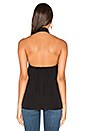 view 3 of 4 Neck Scarf Halter Top in Black