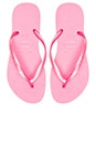 view 1 of 2 Slim Flip Flop in Shocking Pink