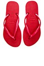 view 1 of 5 Slim Flip Flop in Red