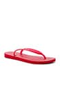 view 3 of 5 Slim Flip Flop in Red