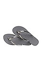 view 4 of 4 You Metallic Flip Flop in Steel Grey