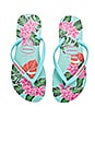 view 1 of 2 Slim Floral Sandal in Ice Blue
