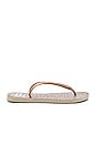 view 2 of 5 Slim Animals Sandal in Beige & Rose Gold