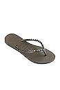 view 3 of 4 Slim Rock Mesh Sandal in Dark Khaki