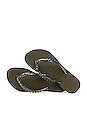 view 4 of 4 Slim Rock Mesh Sandal in Dark Khaki