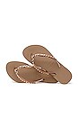 view 4 of 4 CHANCLAS SLIM ROCK MESH in Rose Gold