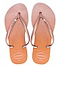 view 1 of 5 Slim Prism Flip Flop in Crocus Rose