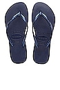 view 1 of 3 Slim Flip Flop in Navy Blue