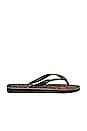 view 2 of 4 Farm Rio Tropical Black Sandal in Black