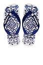 view 1 of 5 x Dolce & Gabbana Majolica Sandal in Blue Star