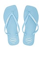 view 1 of 5 Slim Square Logo Flip Flop in Lavender Blue