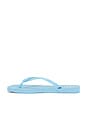 view 5 of 5 Slim Square Logo Flip Flop in Lavender Blue