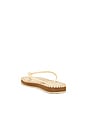 view 4 of 5 Slim Flatform Loop Slim Sandal in Golden