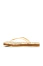 view 5 of 5 Slim Flatform Loop Slim Sandal in Golden
