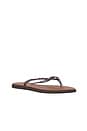 view 3 of 5 Slim Point Sandal in Dark Brown