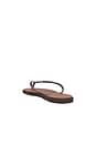 view 4 of 5 Slim Point Sandal in Dark Brown