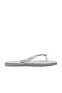 view 2 of 5 Slim Point Sandal in Steel Grey