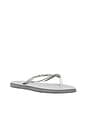 view 3 of 5 Slim Point Sandal in Steel Grey
