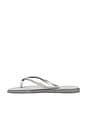view 5 of 5 Slim Point Sandal in Steel Grey