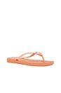 view 3 of 5 Slim Square Logo Sandal in Pink Clay