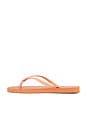 view 5 of 5 Slim Square Logo Sandal in Pink Clay