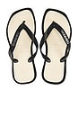 view 1 of 5 Top Square Fusion Sandal in Black