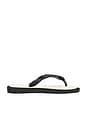 view 2 of 5 Top Square Fusion Sandal in Black